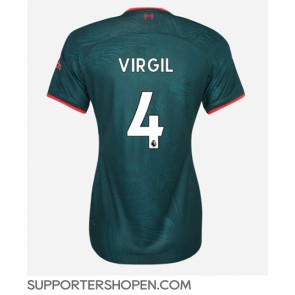 Liverpool Virgil van Dijk #4 Tredje Matchtröja Dam 2022-23 Kortärmad